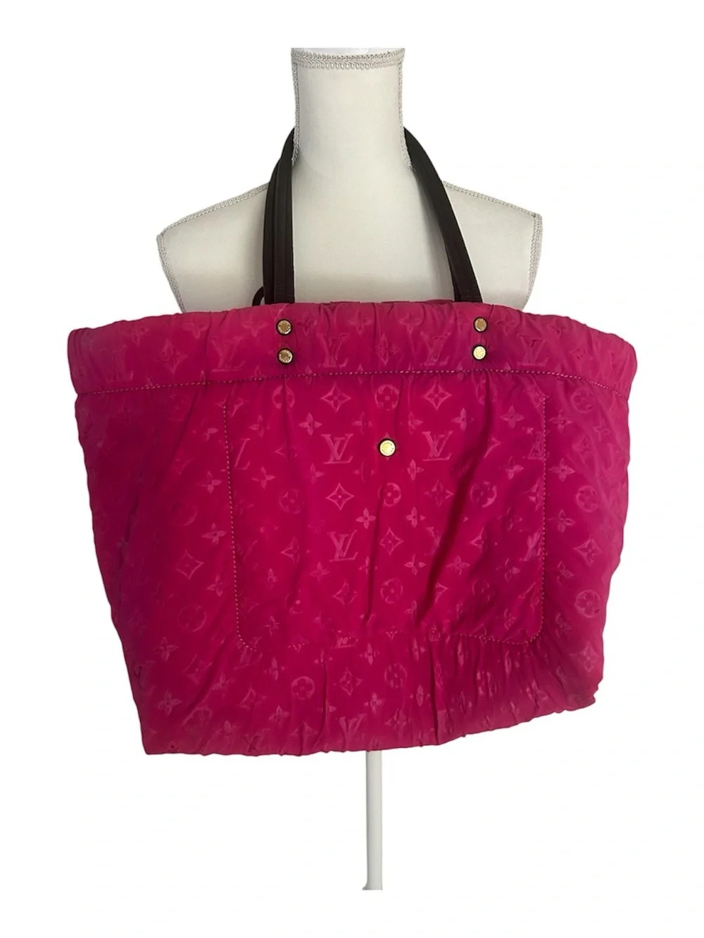 Louis Vuitton Scuba Neverfull Tote in Pink